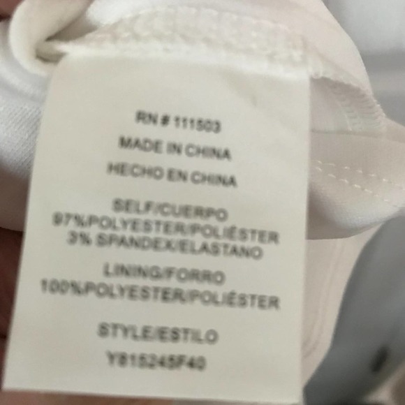 Luxology Off the Shoulder Green, Orange and Pink Striped Dress, NWT, Size XL - Picture 4 of 6